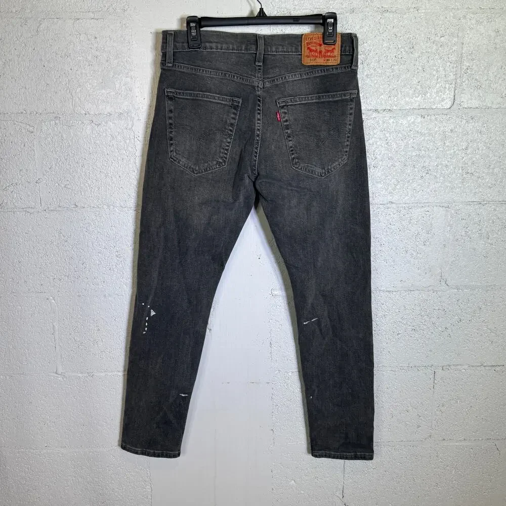 Levi's Men's 512™ Slim Taper Destressed Eco Performance Jeans 30x30 $70 - Picture 3 of 8
